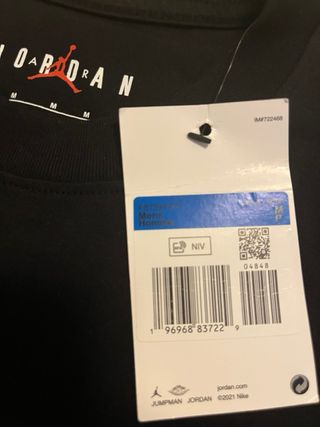 T-Shirt Nike Air Jordan nera