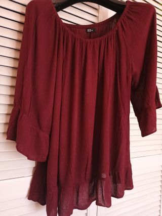 Blusa media manga, camisa