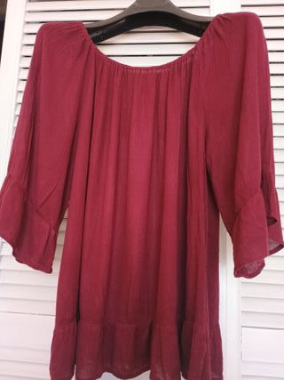 Blusa media manga, camisa