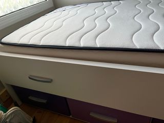 Colchon, canape y cajones Cama completa!!