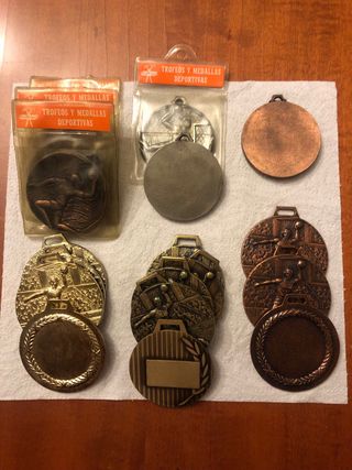 Medallas Deportivas Vintage bronce