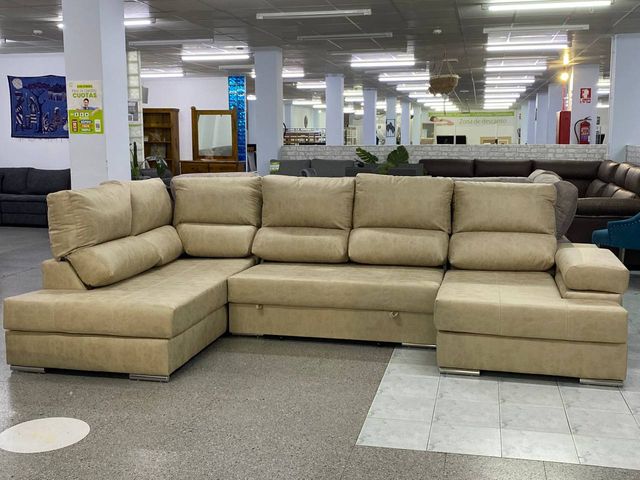 Sofá cama chaise longue amplio - hacemos envíos