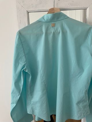 Blusa Roberto Verino turquesa