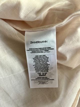 Vestido mini Zimmermann floral - Talla 1
