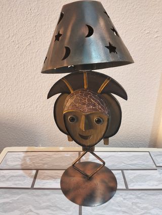 Candelero Figura Hierro - Decorativo