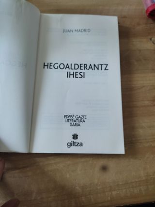 HEGOALDERANTZ IHESI (PREMIO EDEBÉ)
