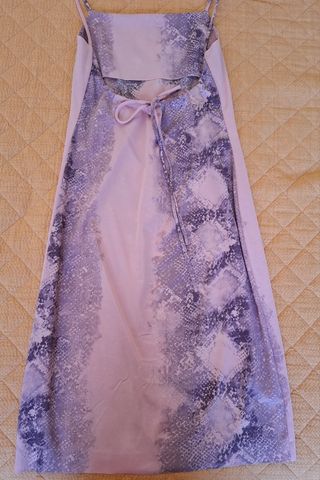 Tubino rosa con stampa animalier