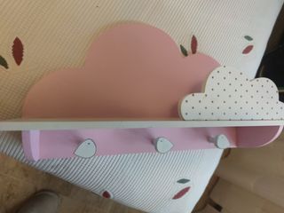 Perchero infantil nube rosa Maisons du Monde