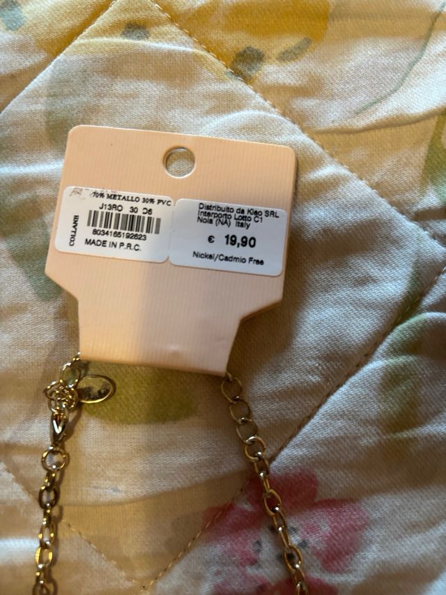 Collana e orecchini oro rosso