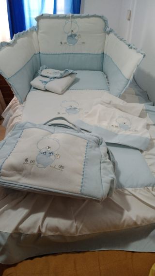 Juego de cuna para bebé completa - Oso