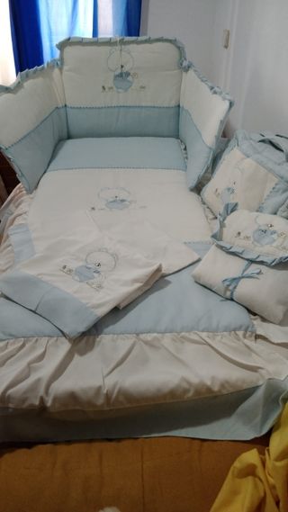 Juego de cuna para bebé completa - Oso