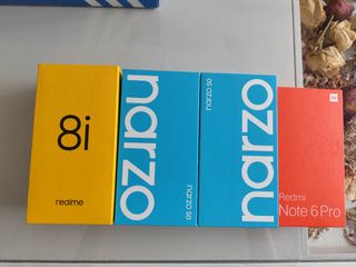 Cajas móviles - Realme, Narzo, Xiaomi