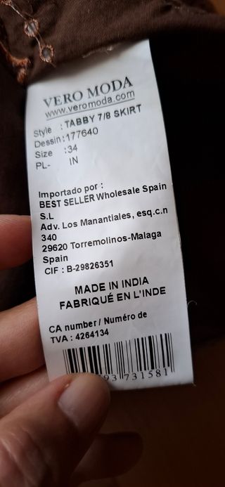 Falda India Vero Moda 