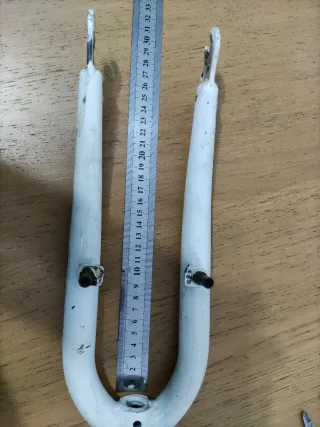 Horquilla bici 20" blanca