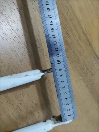 Horquilla bici 20" blanca