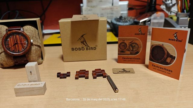 Reloj Bobo Bird de madera