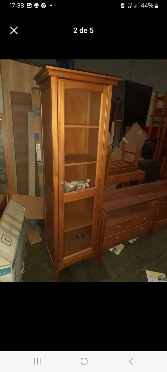 Mueble Comedor Madera - Vitrina