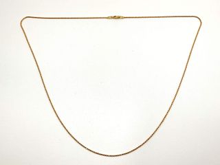 cadena oro 18k 30cm