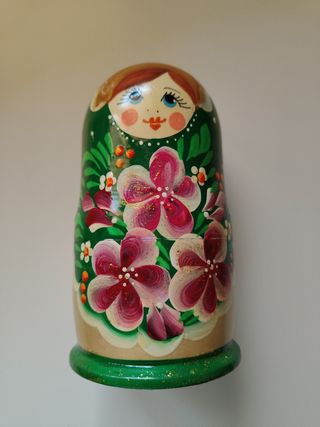 Matrioskas madera pintadas a mano (5 uds)
