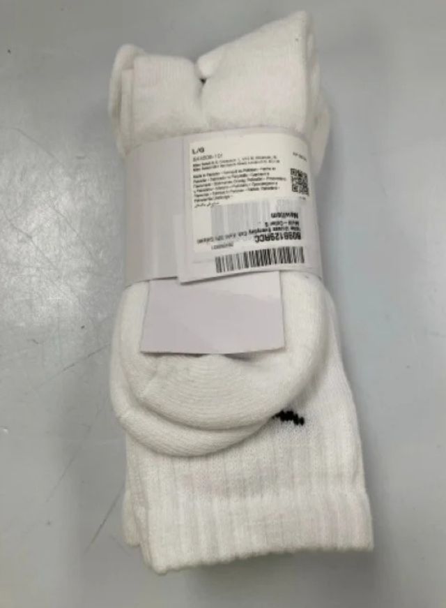 Calcetines Nike Dri-FIT Blancos (3 pares)