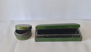 Joyeros vintage verdes