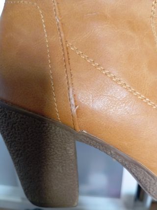 Botines Mandarina Marrón