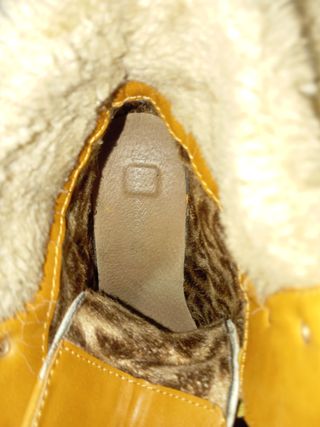 Botines Mandarina Marrón