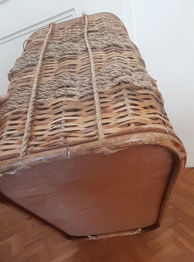 Cesta mimbre ropa - 53cm