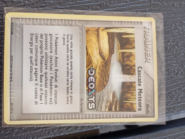 4 carte Pokemon trainer stamped holo rare