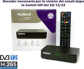 Decodificador Humax T2 Digital Terrestre