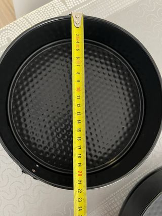 3 Moldes Pasteles - Metal Negro