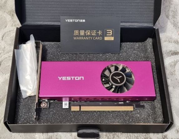 Gráfica Yeston RTX 3050 6gb low profile 