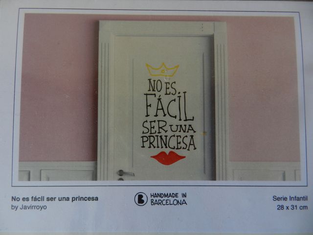 Pegatina Vinilo.Wall Sticker princesa infantil