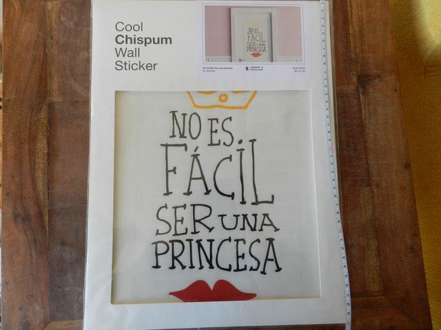 Pegatina Vinilo.Wall Sticker princesa infantil