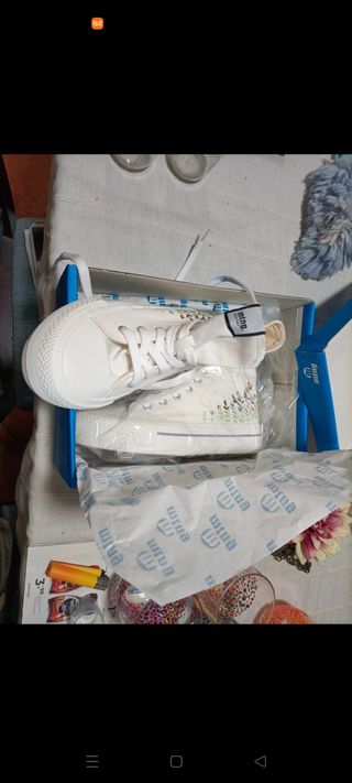 Zapatillas Mustang blancas
