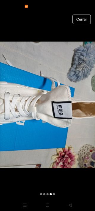 Zapatillas Mustang blancas