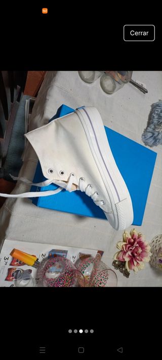 Zapatillas Mustang blancas