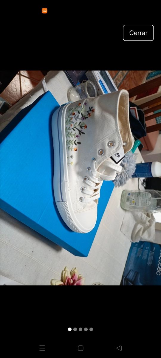 Zapatillas Mustang blancas