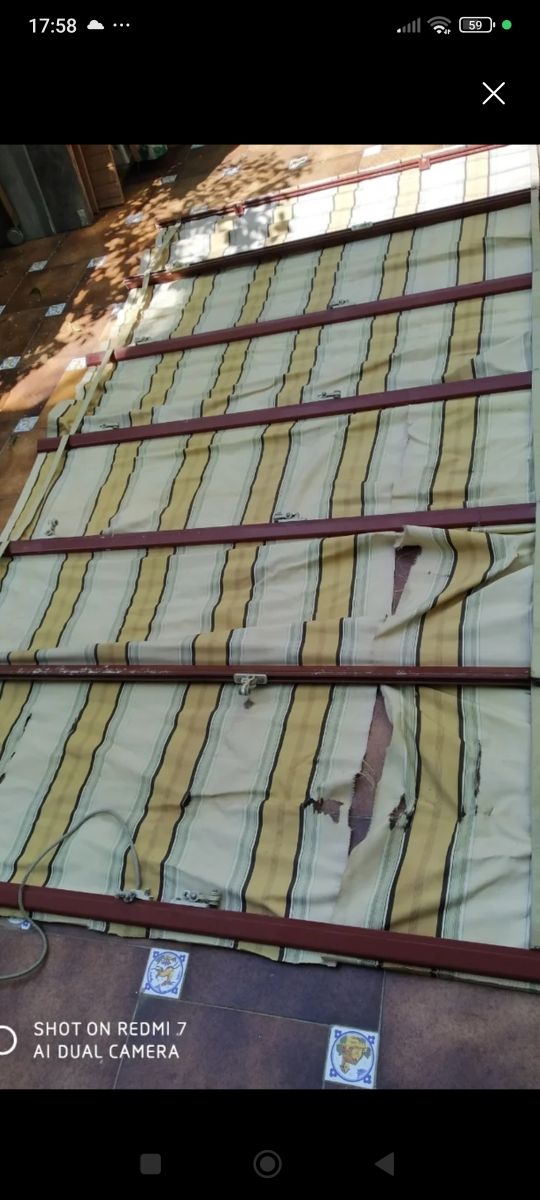 Toldo romano 3 estructuras