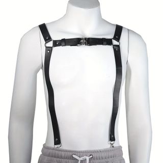 Bretelle uomo harness pettorale top sexy rock punk