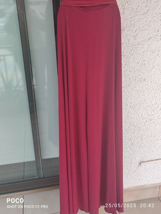 Vestido largo rojo/burdeos Coshop T-XS-S