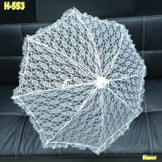 Sombrilla Blanco Novia 