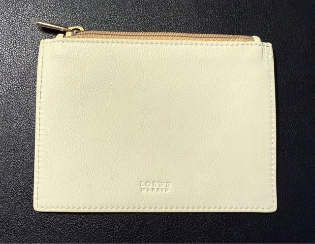Monedero Loewe piel beige