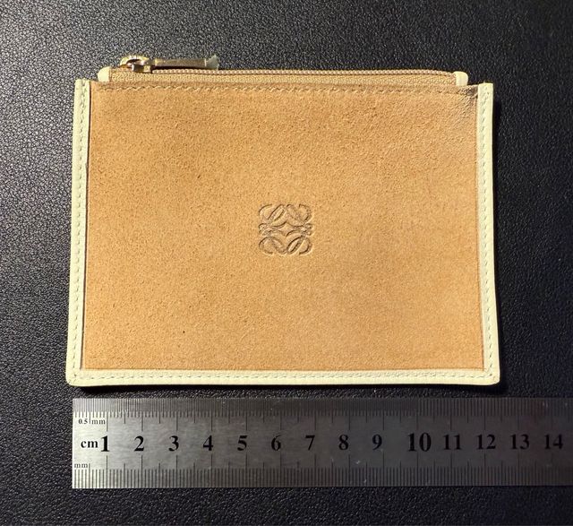 Monedero Loewe piel beige