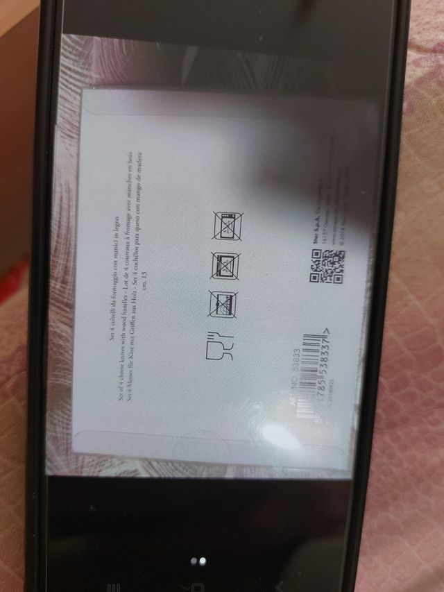 Set 4 coltelli formaggio legno