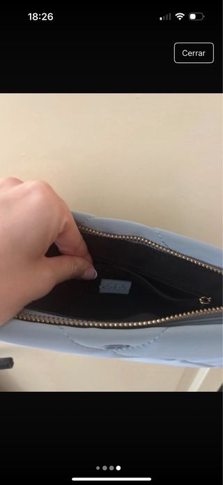 Bolso Parfois azul acolchado