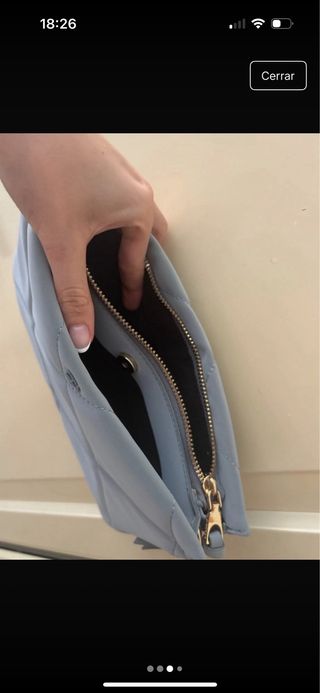 Bolso Parfois azul acolchado