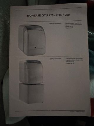 caldera De Dietrich GTU 120 con depósito