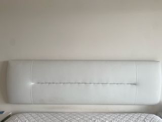 Cabecero cama blanco 2m polipiel