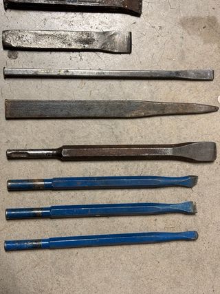 Cinceles y punzones - 10 piezas